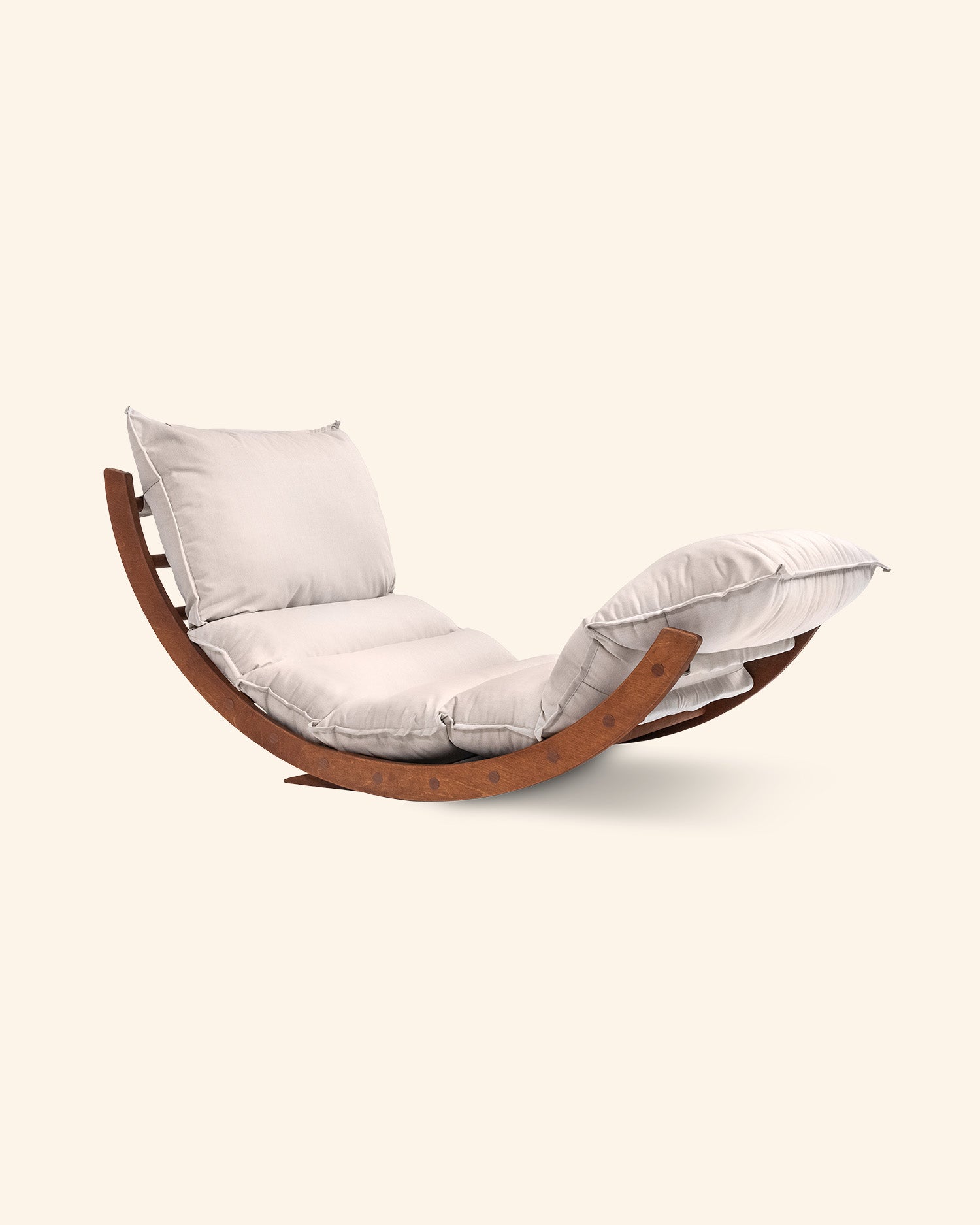 Chaise longue outdoor LAAKSO, coussin outdoor OHRA et cales | ensemble