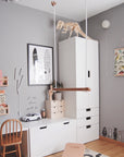 BONE trapecio roble - cuerda blanca