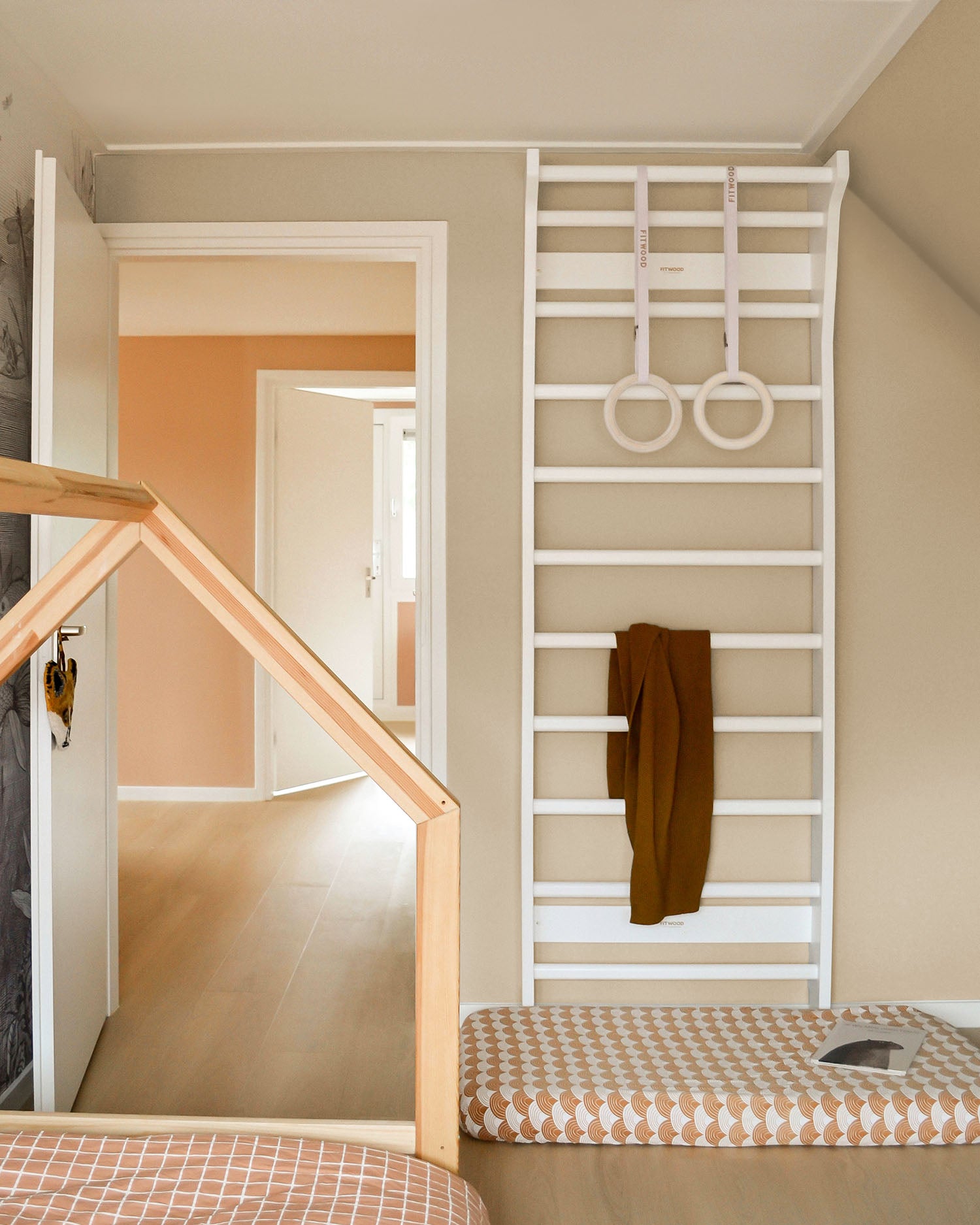 ULPU MINI anelli da ginnstica | bianco cerato