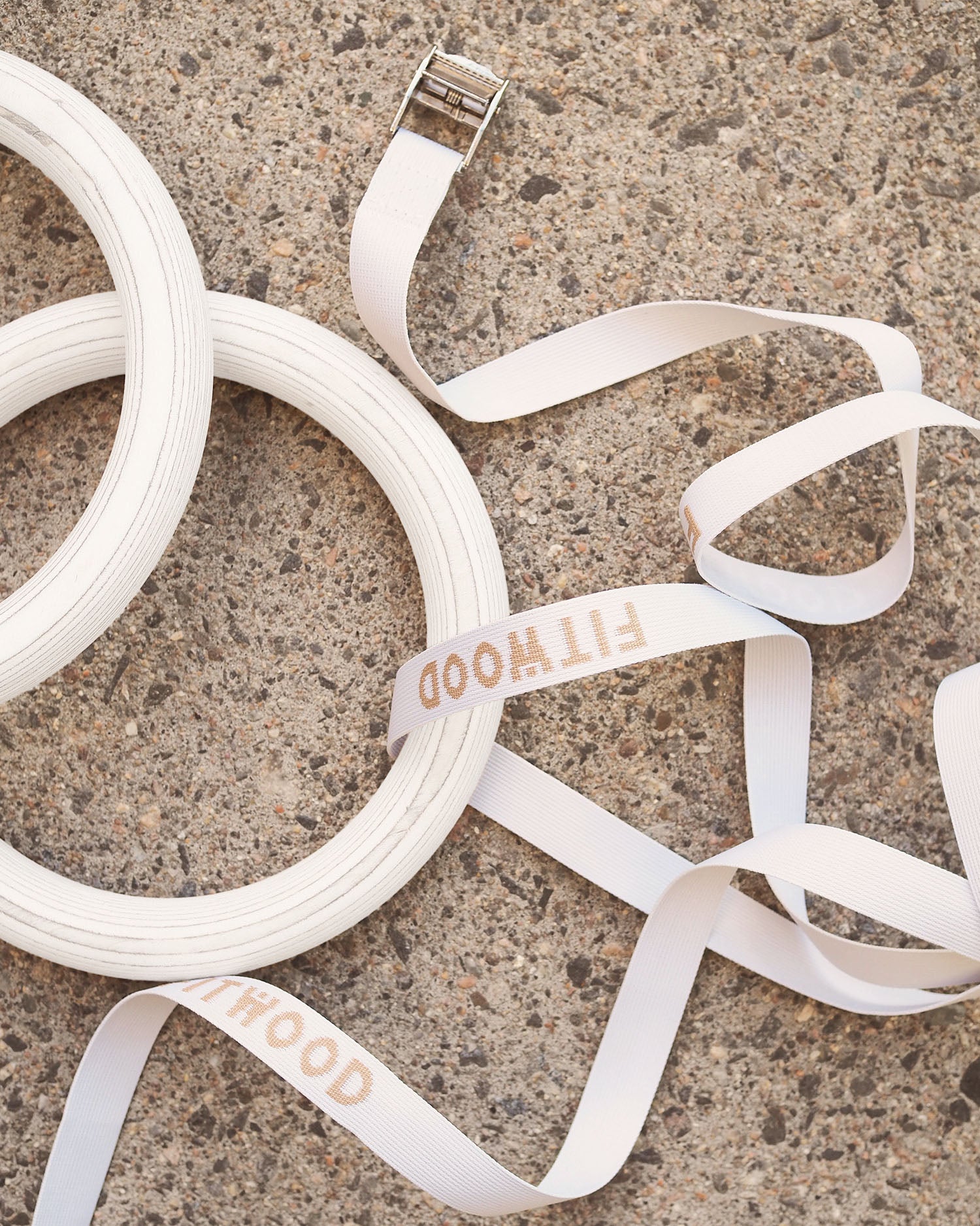 ULPU gym rings | white waxed