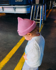Beam cotton beanie | pink