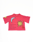 Friends t-shirt | deep pink