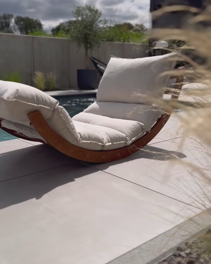 LAAKSO outdoor lounger, OHRA outdoor cushion and wedges | set