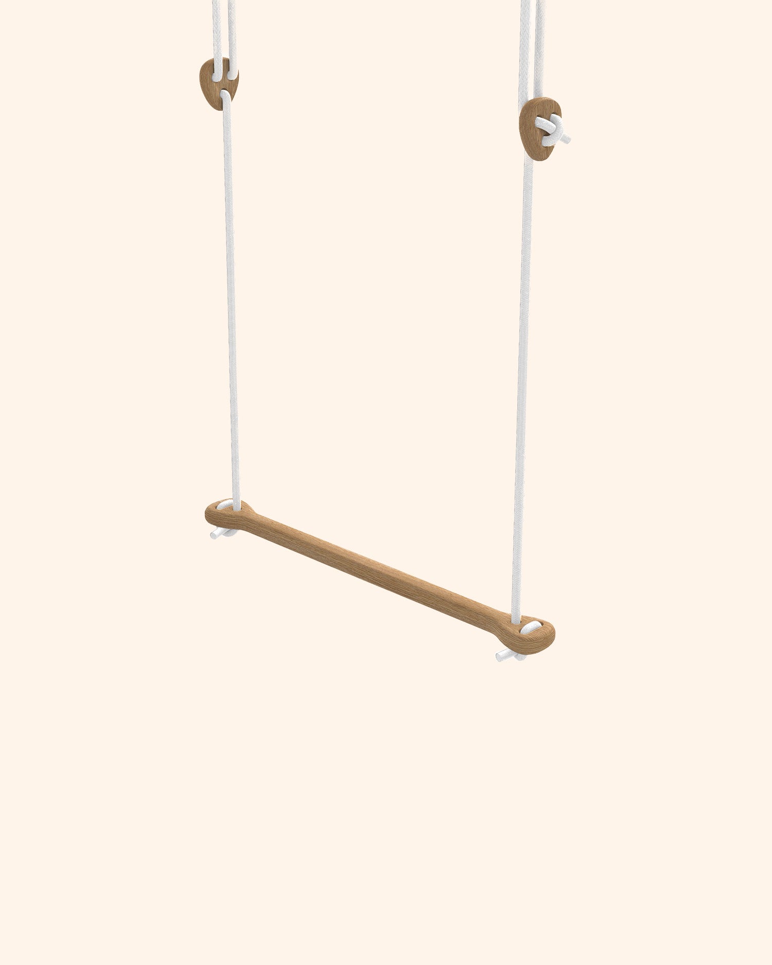 BONE trapeze | oak - white rope