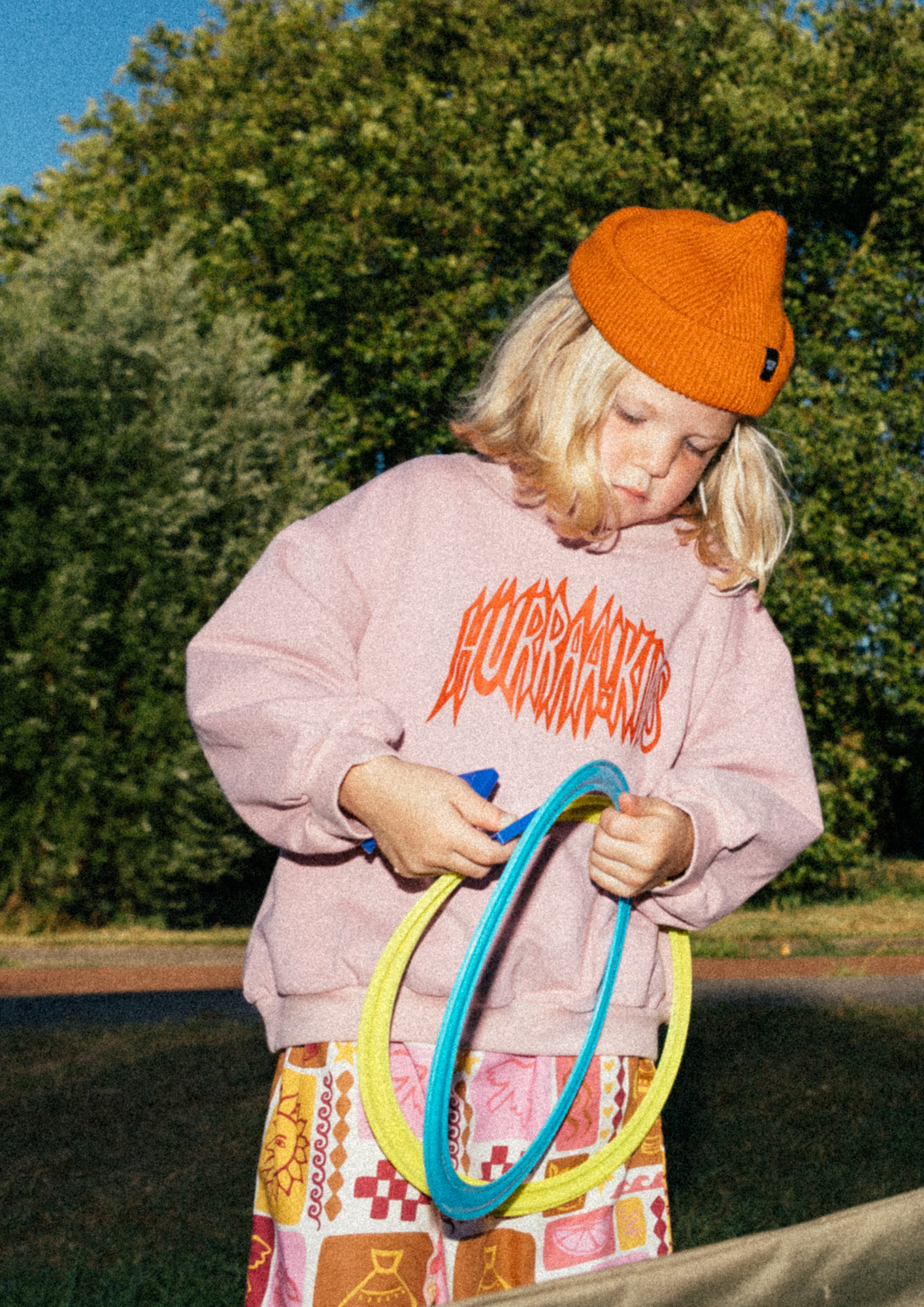 Hurraa grew neck shirt | pink