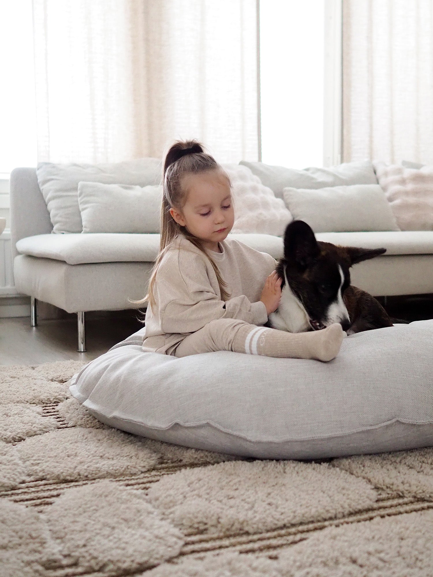 LEMPI floor cushion | sand