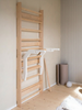 OKSA pull-up bar & dip station | white - birch