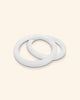 ULPU gym rings | white - white straps