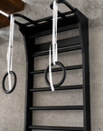 ULPU gym rings | black - white straps