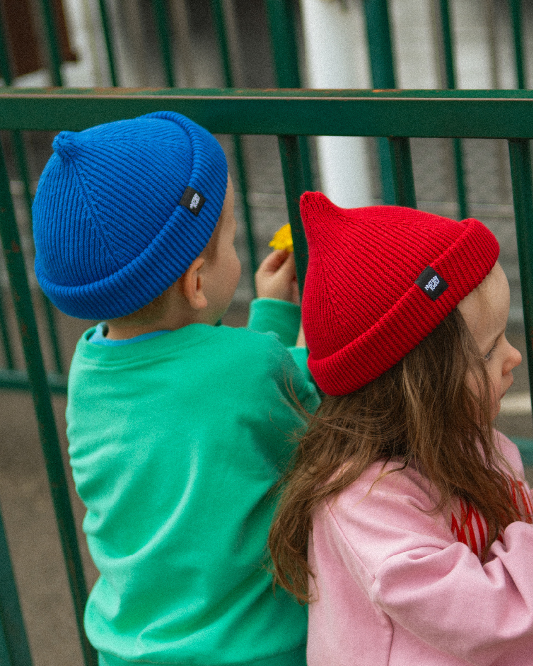Beam cotton beanie | blue