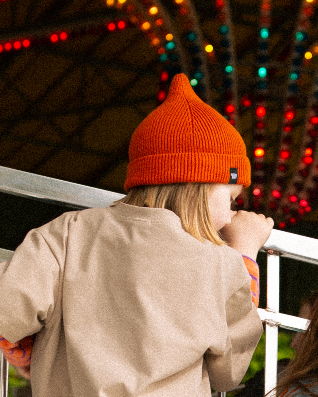 Beam cotton beanie | orange