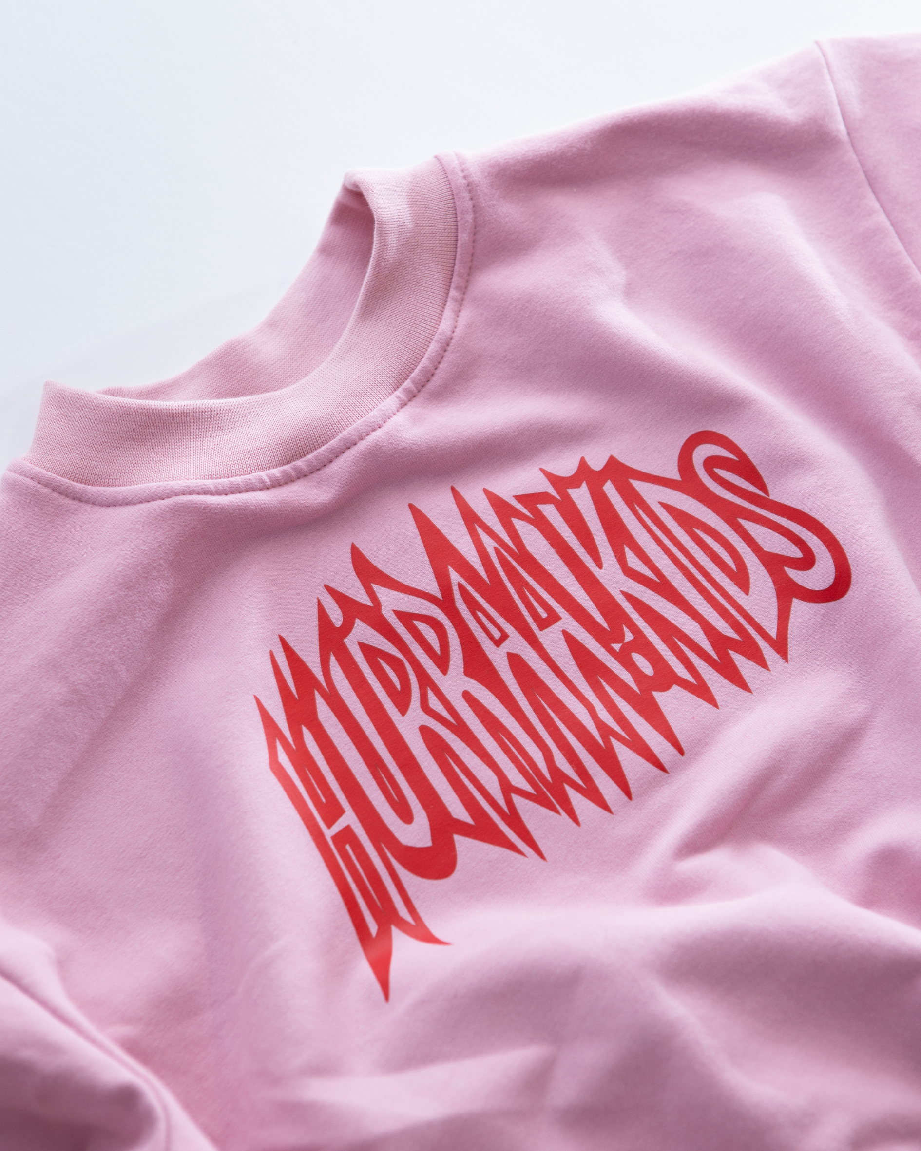 Hurraa grew neck shirt | pink