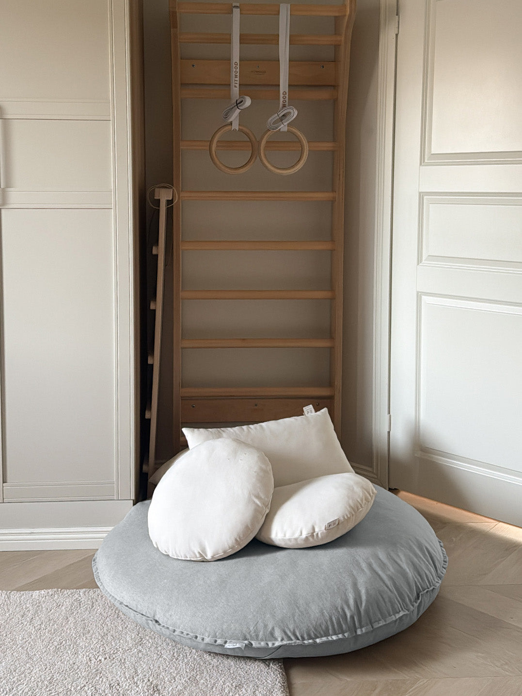 Coussin de sol LEMPI | bleu clair