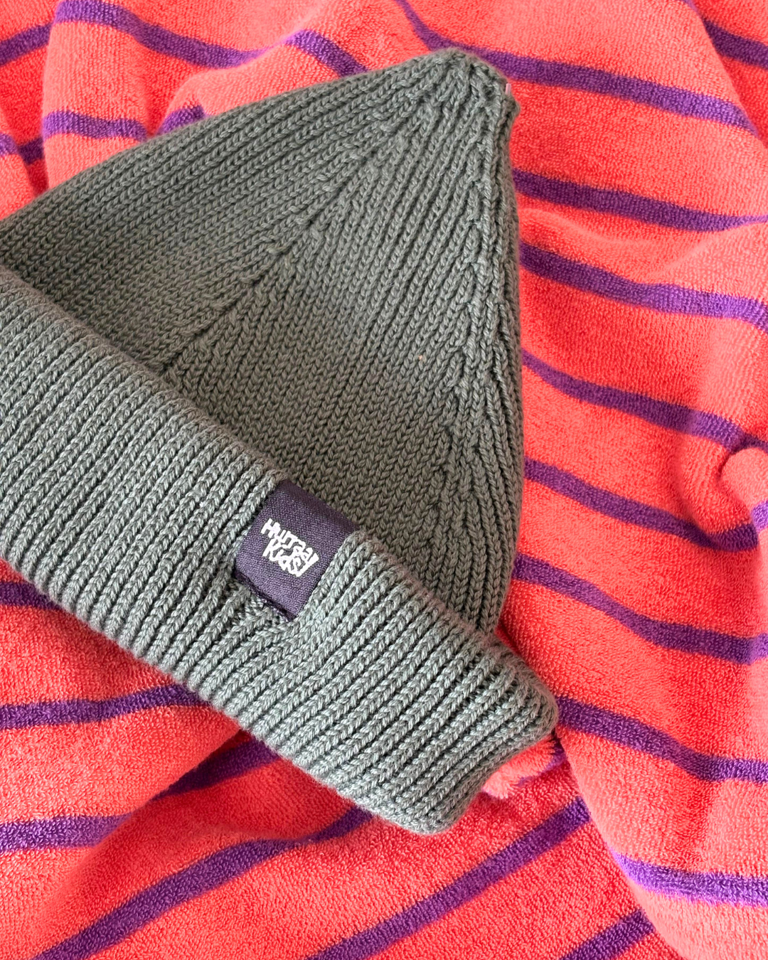 Beam cotton beanie | green