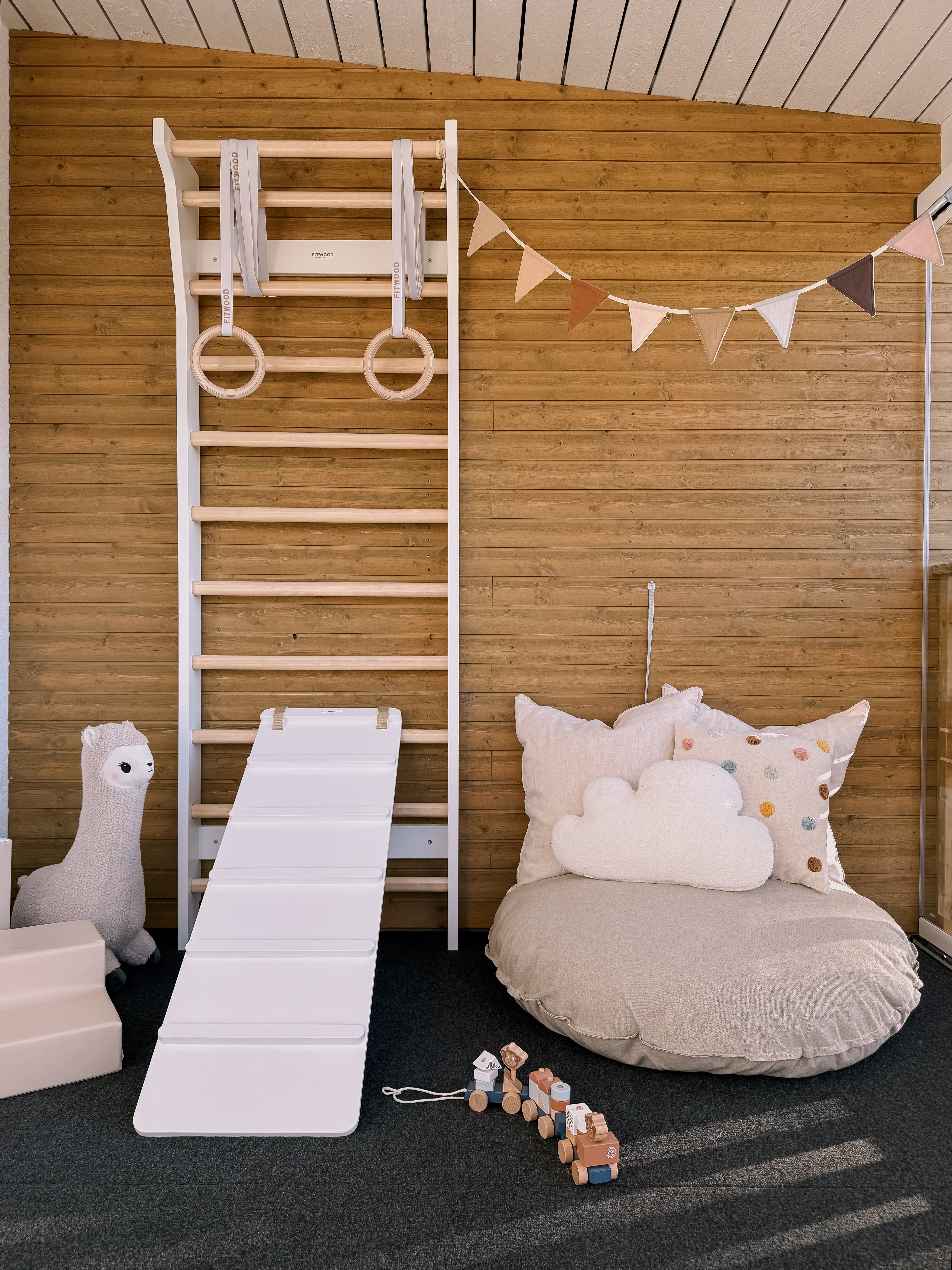 TAIMI wall bars | white - birch – FitWood