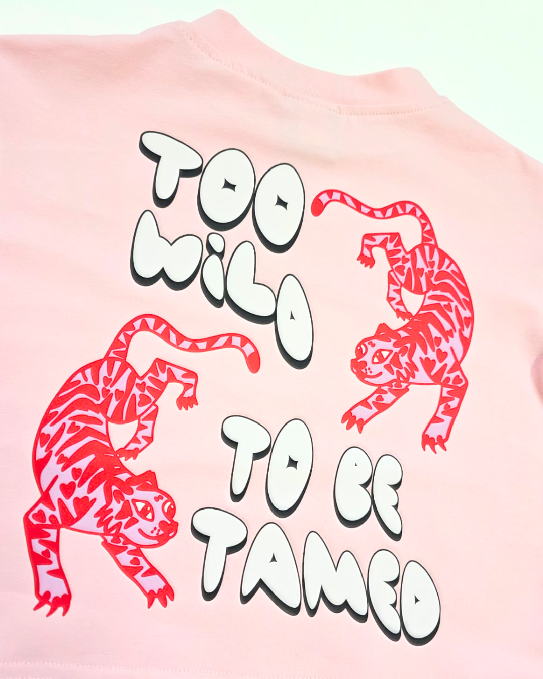 Tiger t-shirt | light pink