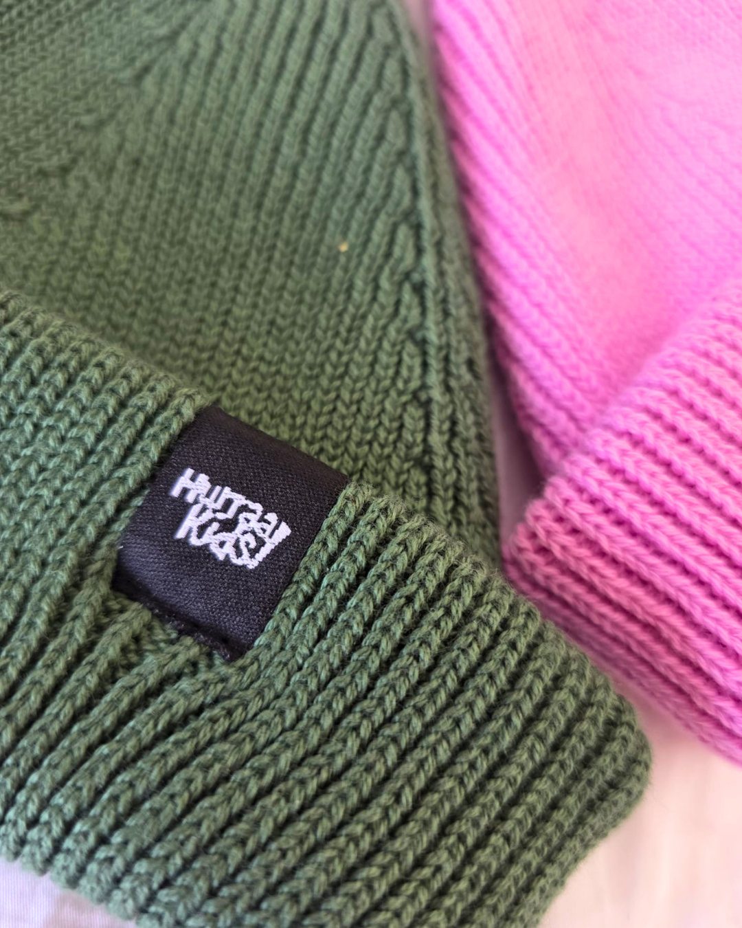 Beam cotton beanie | green