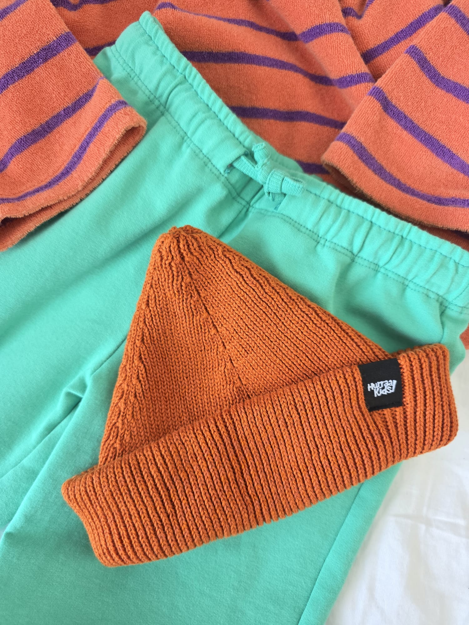 Beam cotton beanie | orange