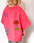 Friends t-shirt | deep pink