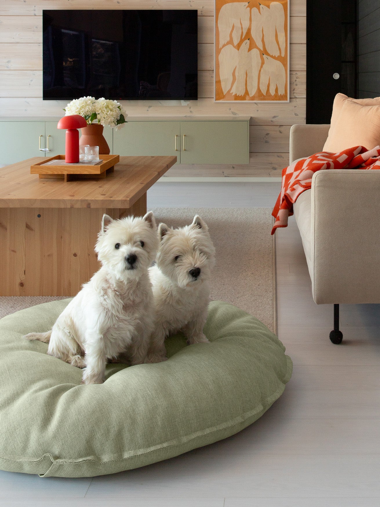 LEMPI cojín de suelo | salvia